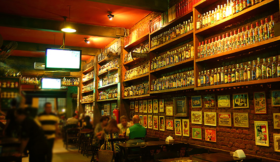 Interior do Salome Bar Sorocaba